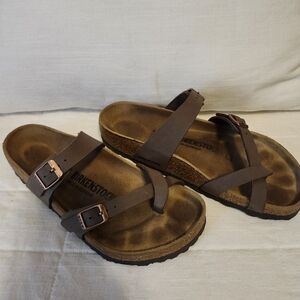 Birkenstock Womens  Brown Sandals